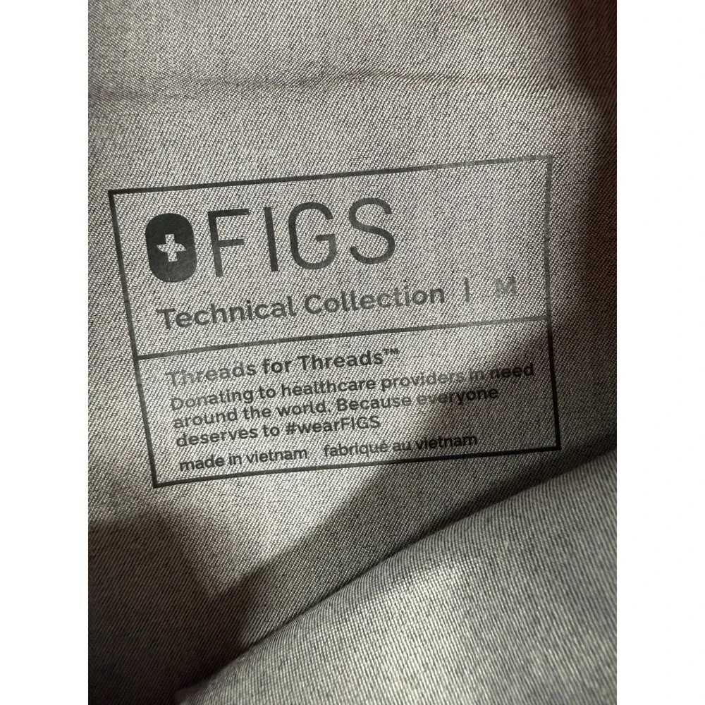 Figs Scrub Pants Mens Medium Grey Tansen Joggers Nursing Healthcare